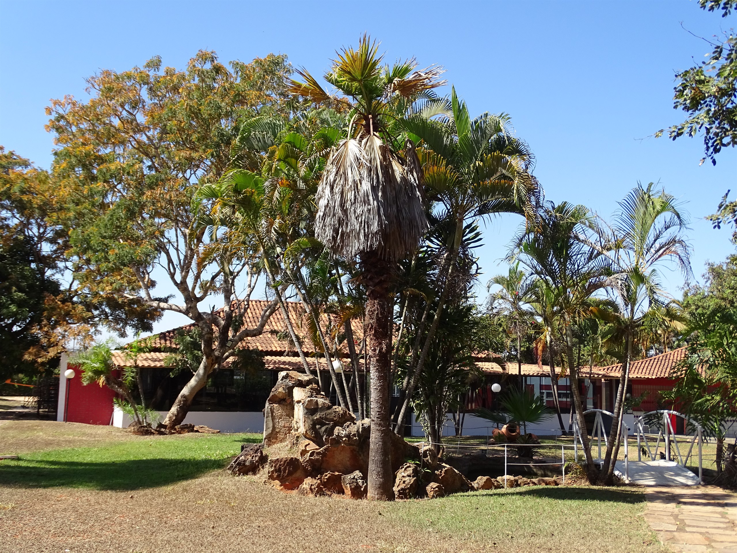 Area de convivio e lazer do clube