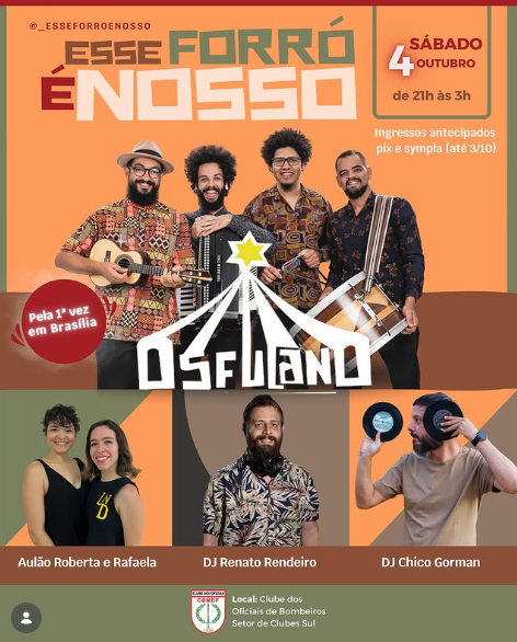 Evento musical na estrutura do clube